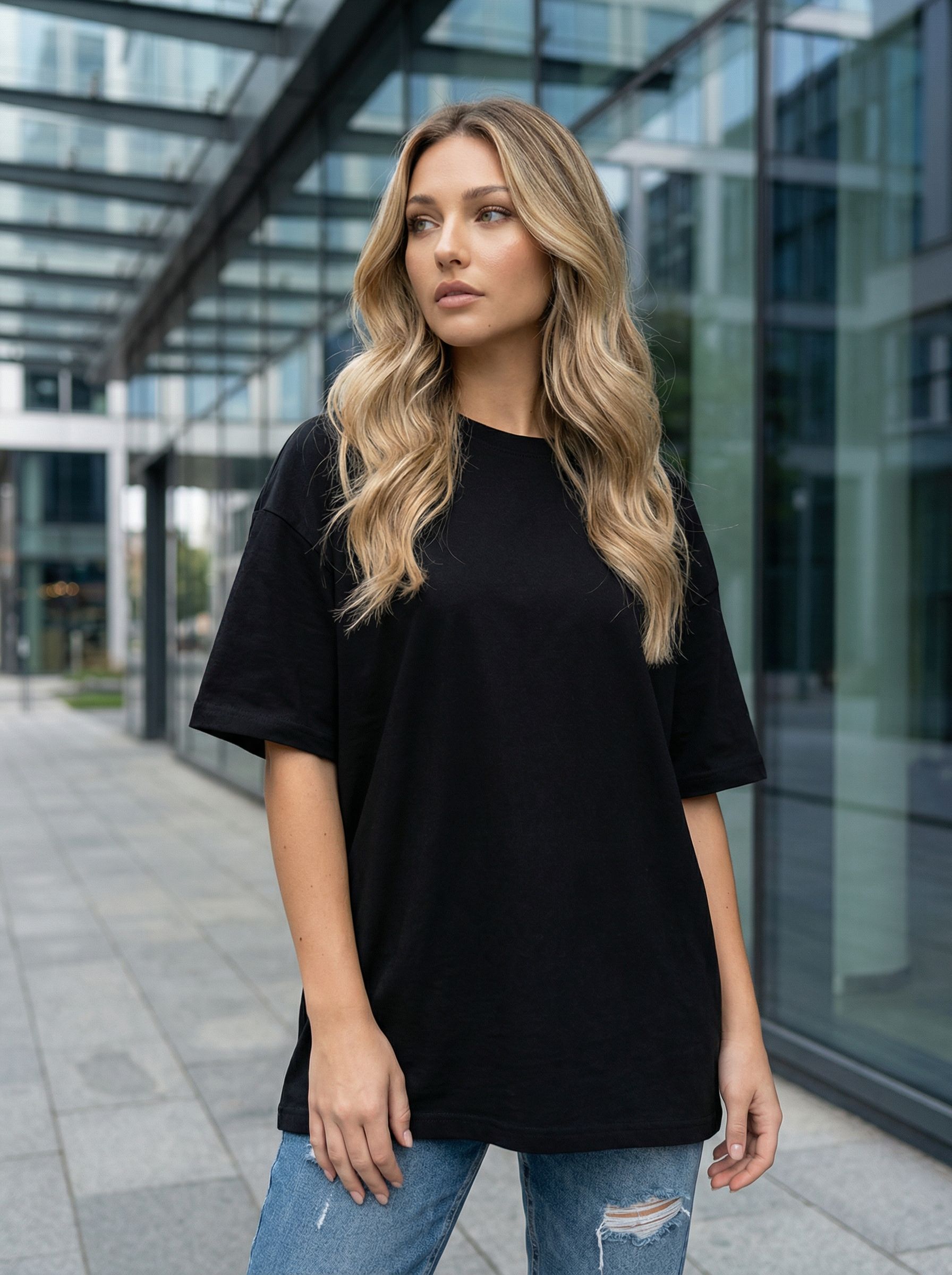 Футболка женская оверсайз MOOD, р. 44-S