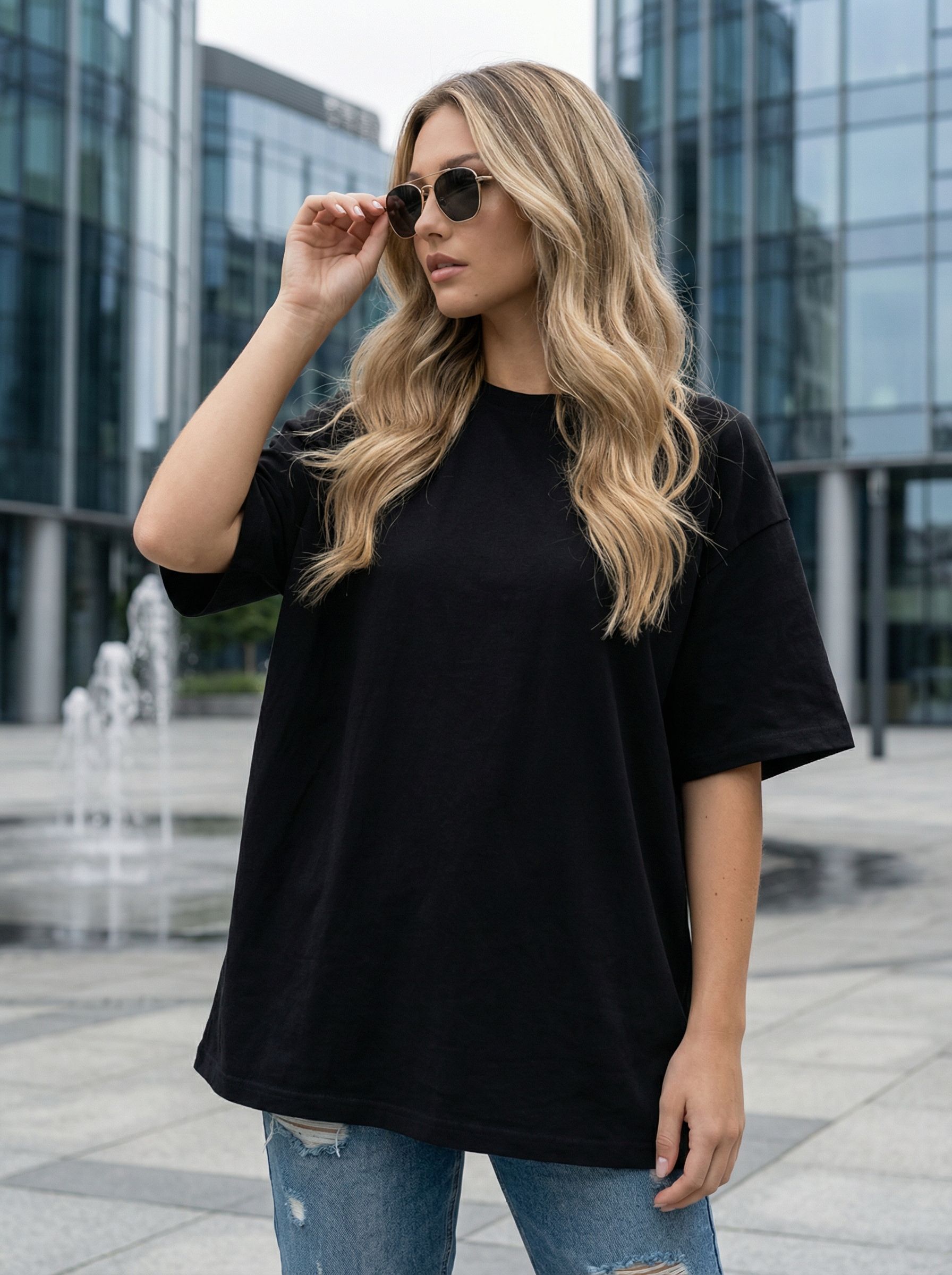 Футболка женская оверсайз MOOD