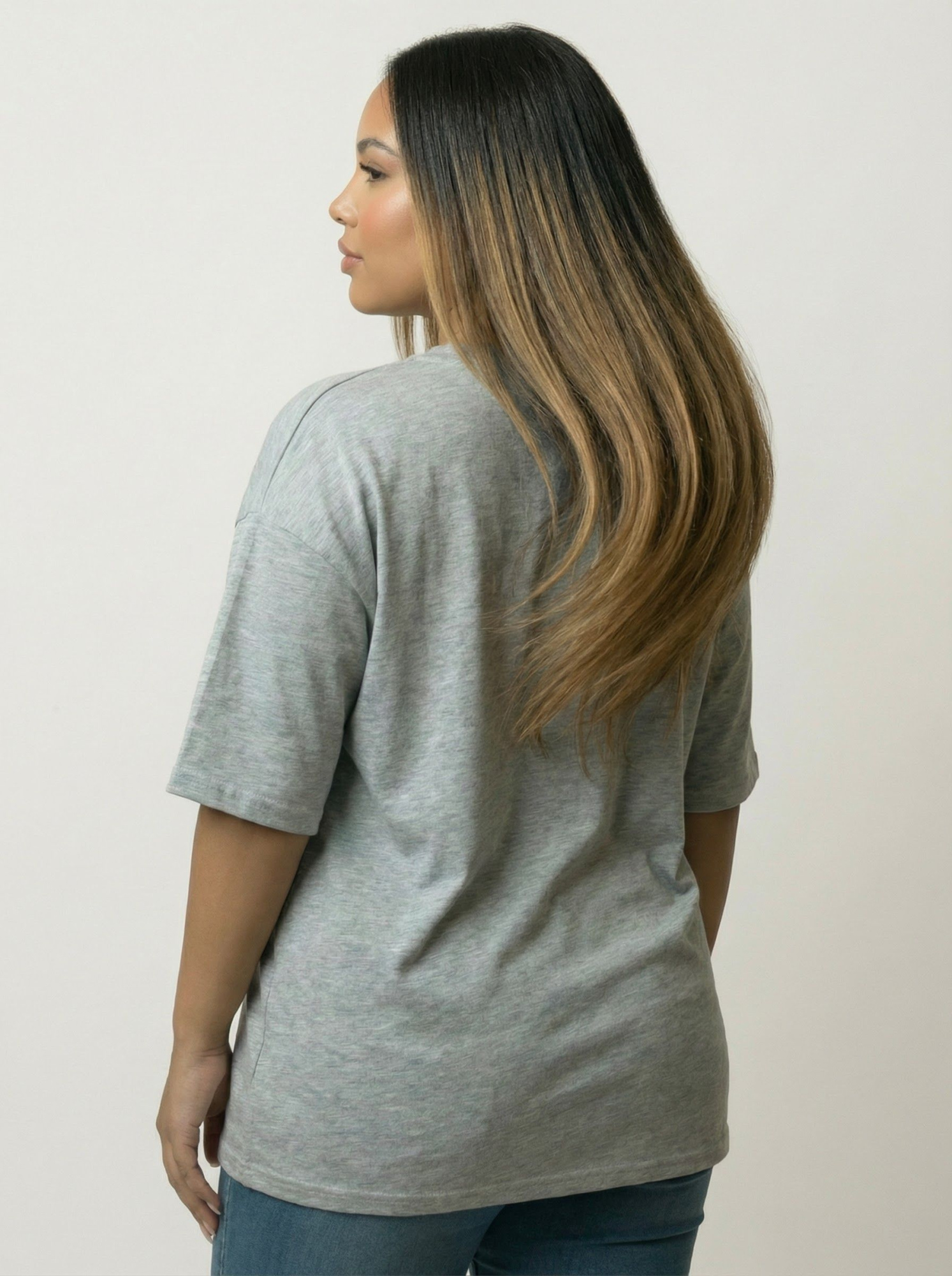 Футболка женская оверсайз MOOD, print BALANCE