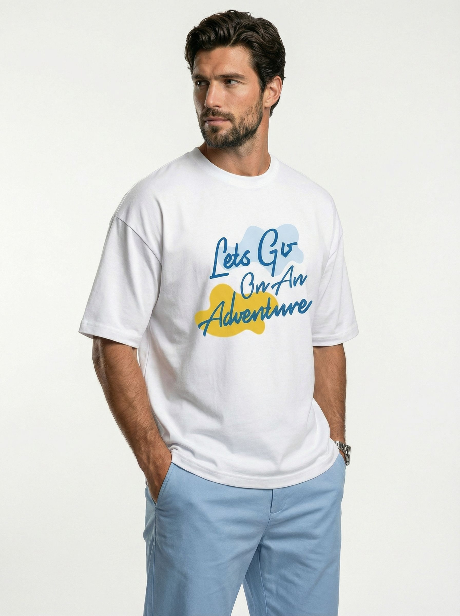 Футболка мужская базовая LIME, print LGOAA