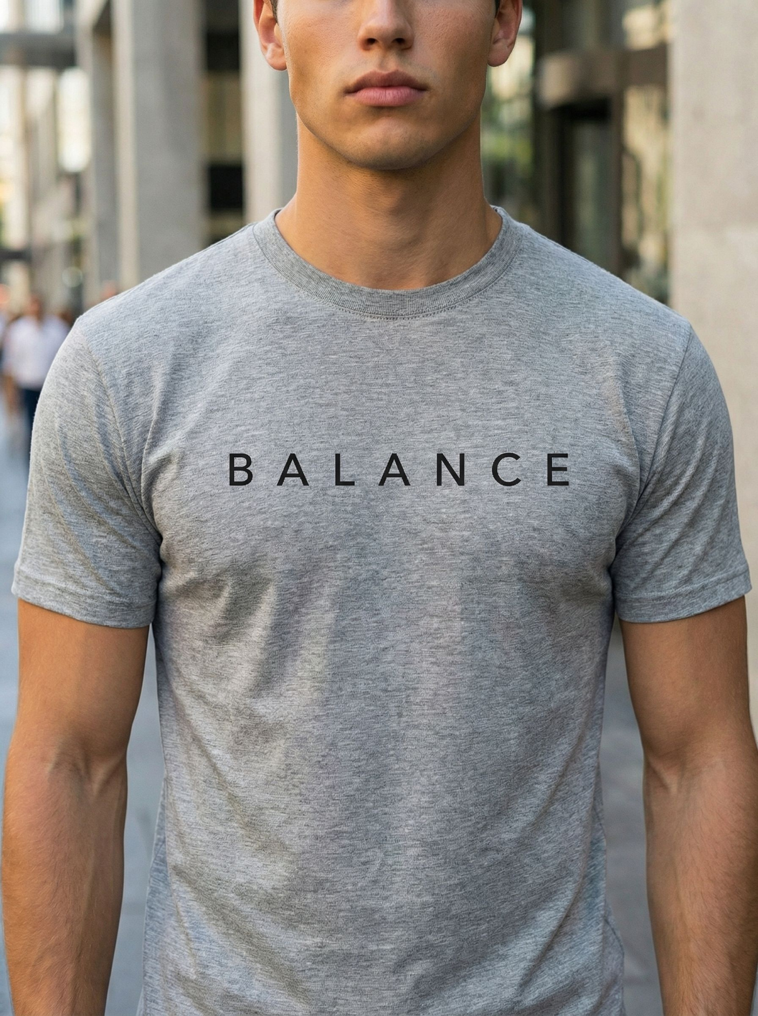 Футболка мужская базовая LIME, print BALANCE