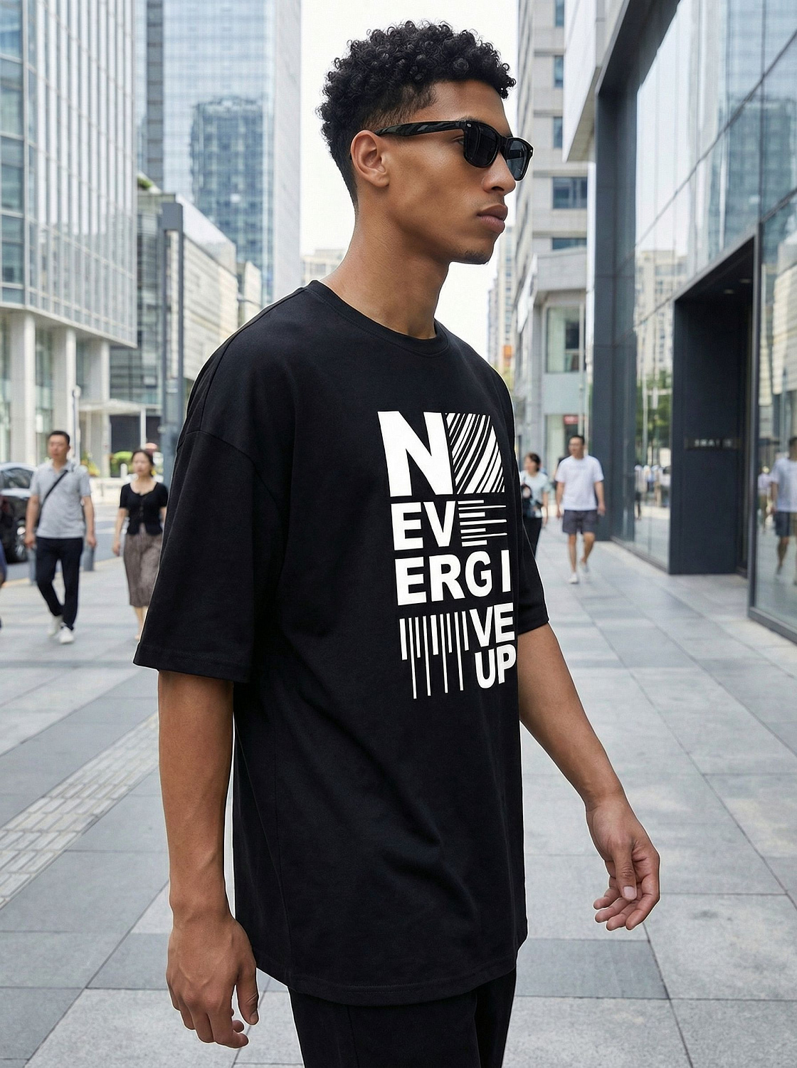 Футболка мужская базовая LIME, print NG_UP