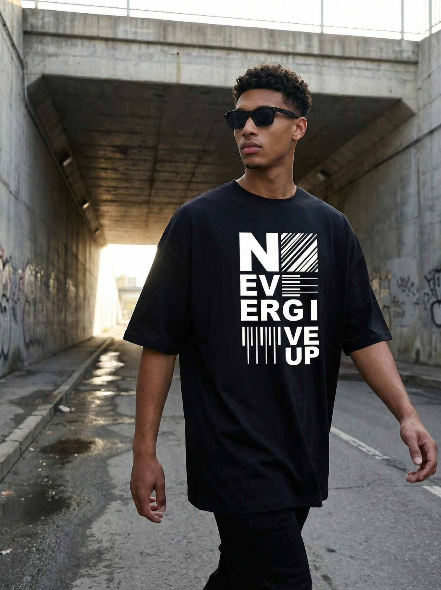 Футболка мужская базовая LIME, print NG_UP